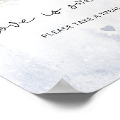 Elegante winter Liefde is zoet neem een traktatie Poster (Hoek)