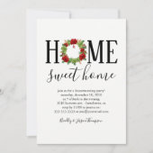 Elegante Winter Nieuwe Huis Housewarming Party Kaart (Voorkant)