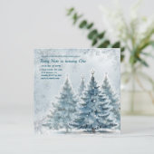 Elegante Winter Onederland 1e Verjaardag Uitnodigi Save The Date (Staand voorkant)