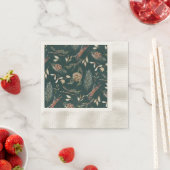 Elegante winter servetten met dennenappels (Insitu)