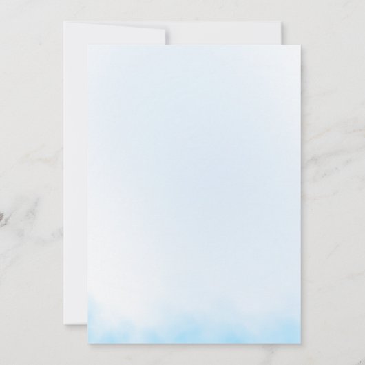 Elegante Winter Sneeuwvlok Huwelijksuitnodiging Kaart (Achterkant)