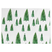 Elegante Winter Vakantie Landelijke Schoonheid Groot Cadeauzakje (Achterkant)