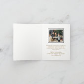 Elegante Winter Wonderland Familie Kerst Kaart (Binnen)