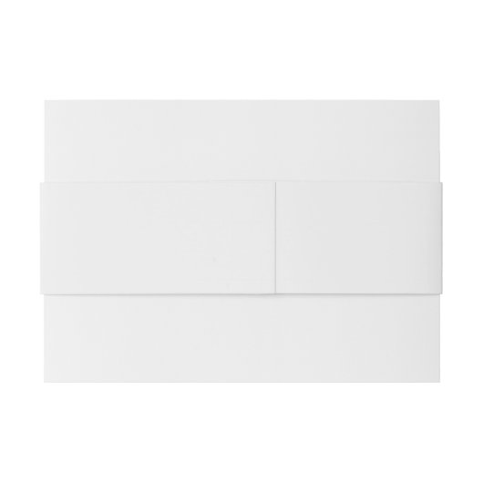 Elegante winterbloemen en groen bruiloft uitnodigingen wikkel (Achterkant Voorbeeld)