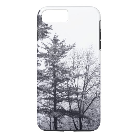 Elegante winterbomen foto Case-Mate iPhone case (Achterkant)