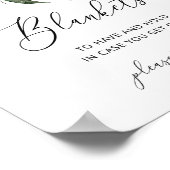 Elegante winterdekens om te hebben en vast te houd poster (Hoek)