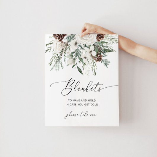 Elegante winterdekens om te hebben en vast te houd poster