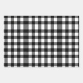 Elegante wintergeruite vakantie inpakpapier vel (Voorkant 2)