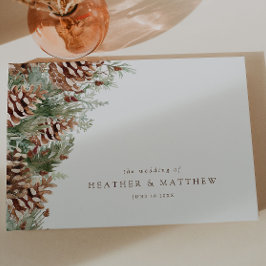 Elegante Winterhuwelijk Gastenboek
