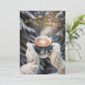 Elegante winterlandschap kaart (Staand voorkant)