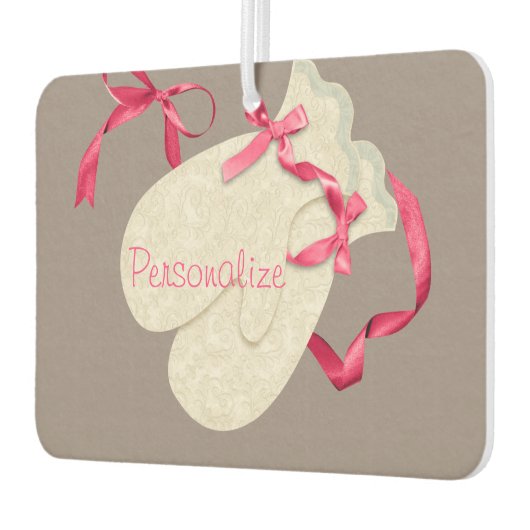 elegante wintermittens lintsneeuw luchtverfrisser (Links)