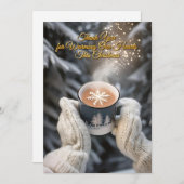 Elegante winterse Kaart (Voorkant / Achterkant)