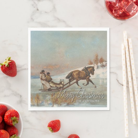 Elegante  winterslee ritscène servet (Insitu)