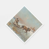 Elegante winterslee ritscène servet (Hoek)