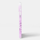 Elegante wintersneeuwparabel iPhone hoesje (Linkerkant)