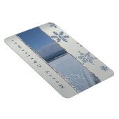 Elegante wintersvlokken magneet (Rechterzijde)