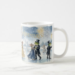 “Elegante Winterviering – Champagne Toast Holi Koffiemok