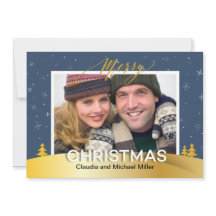 Elegante Winterwonderland Sneeuwvlokken Familie Fo