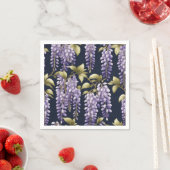 Elegante Wisteria Bloem Servet (Insitu)