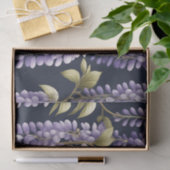 Elegante Wisteria Floral Tissuepapier (Geschenk)