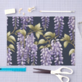 Elegante Wisteria Floral Tissuepapier (Craft)