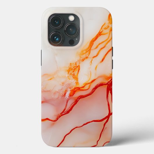 Elegante wit & goud marmerpatroon Case-Mate iPhone case (Achterkant)