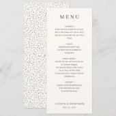 Elegante wit menu sjabloon (Voorkant / Achterkant)