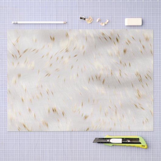 Elegante witgouden bruiloft tissuepapier (Craft)