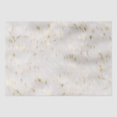 Elegante witgouden bruiloft tissuepapier (Voorkant)