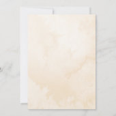 Elegante witte 3D florale minimale bruiloft uitnod Kaart (Achterkant)