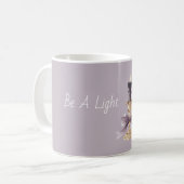 Elegante Witte Abstracte Koffiemok (Voorkant links)