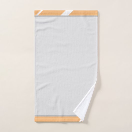 Elegante witte Abstracte lijnen achtergrond Bad Handdoek (Handdoek)