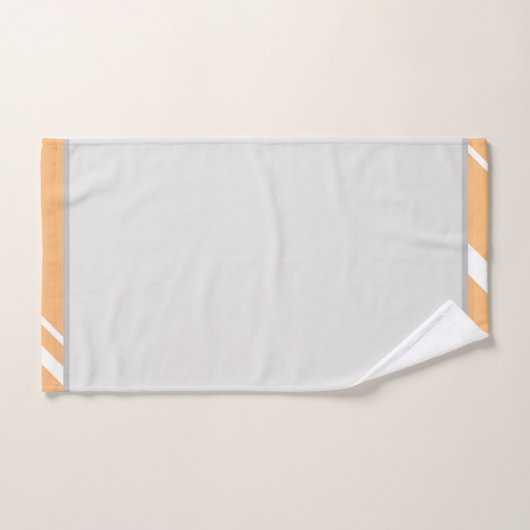 Elegante witte Abstracte lijnen achtergrond Bad Handdoek (Handdoek)