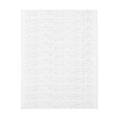 Elegante witte afstudeeraankondiging (Vel)