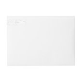Elegante witte afstudeeraankondiging (Voorkant)