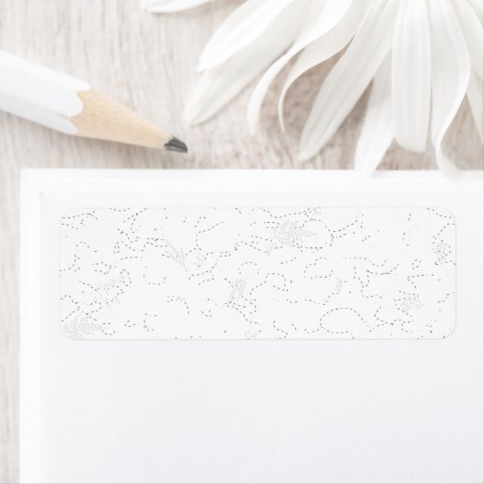 Elegante witte afstudeeraankondiging etiket (Insitu)