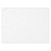 Elegante witte afstudeeraankondiging tafelkleed (Voorkant (Horizontaal))