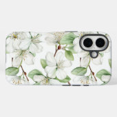 Elegante witte appelbloesem stoer Case-Mate iPhone case (Achterkant (horizontaal))