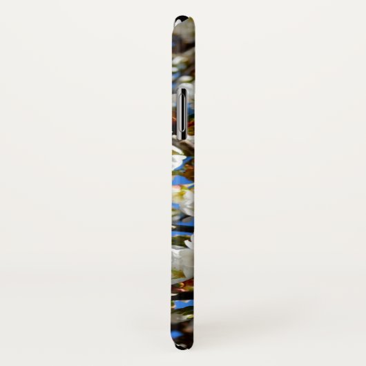 Elegante witte bloeiende lente bloesems Case-Mate iPhone case (Achterkant / rechts)