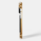 Elegante Witte Bloem Case-Mate iPhone Case (Achterkant / Links)