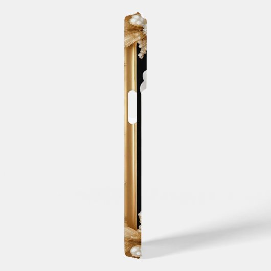 Elegante Witte Bloem Case-Mate iPhone Case (Achterkant / Rechts)
