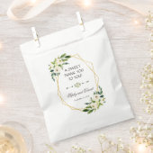 Elegante witte bloem gouden lijst HARTELIJK DANK Bedankzakje (Geknipt)