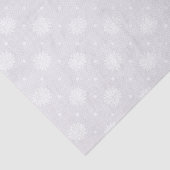 Elegante witte bloem kant tissuepapier (Detail)