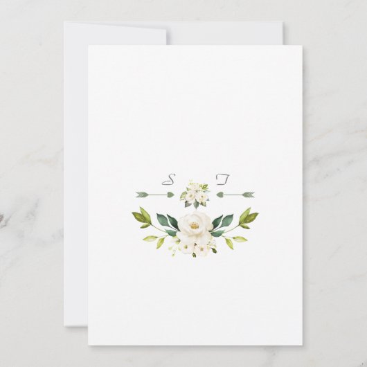 Elegante Witte Bloemen Gouden Meisje Heilige Commu Kaart (Achterkant)