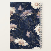Elegante Witte Bloemen & Vlinder Waterverf | iPad Notitieboek (Achterkant)