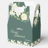 Elegante witte bloemen Vrijgezellenfeest gunst doz Bedankdoosjes (Geopend)