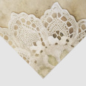 Elegante witte bloemengrunge ontkoppelingspapier tissuepapier (Detail)