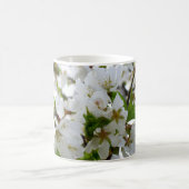 Elegante witte bloesem foto koffiemok (Center)