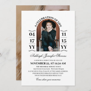 Elegante witte boog foto Een viering van het leven Kaart