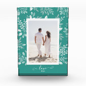 Elegante Witte Botanicals Fotoblokken (Voorkant)